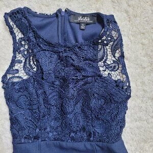 Long blue lulu's dress